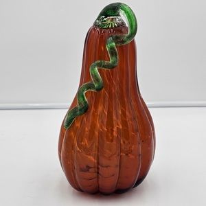 Blown Murano-style Glass Pumpkin/Gord
